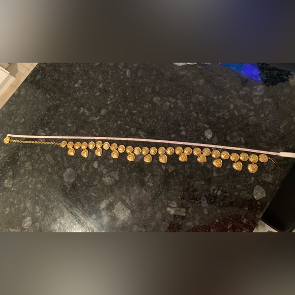 🎉HP🎉 Vintage EDOUARD RAMBAUD PARIS  Heart/Disc gold Belt - Picture 5 of 15